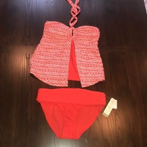 NWT $108 JONES NEW YORK 2 PIECE SWIMSUIT SIZE 8
